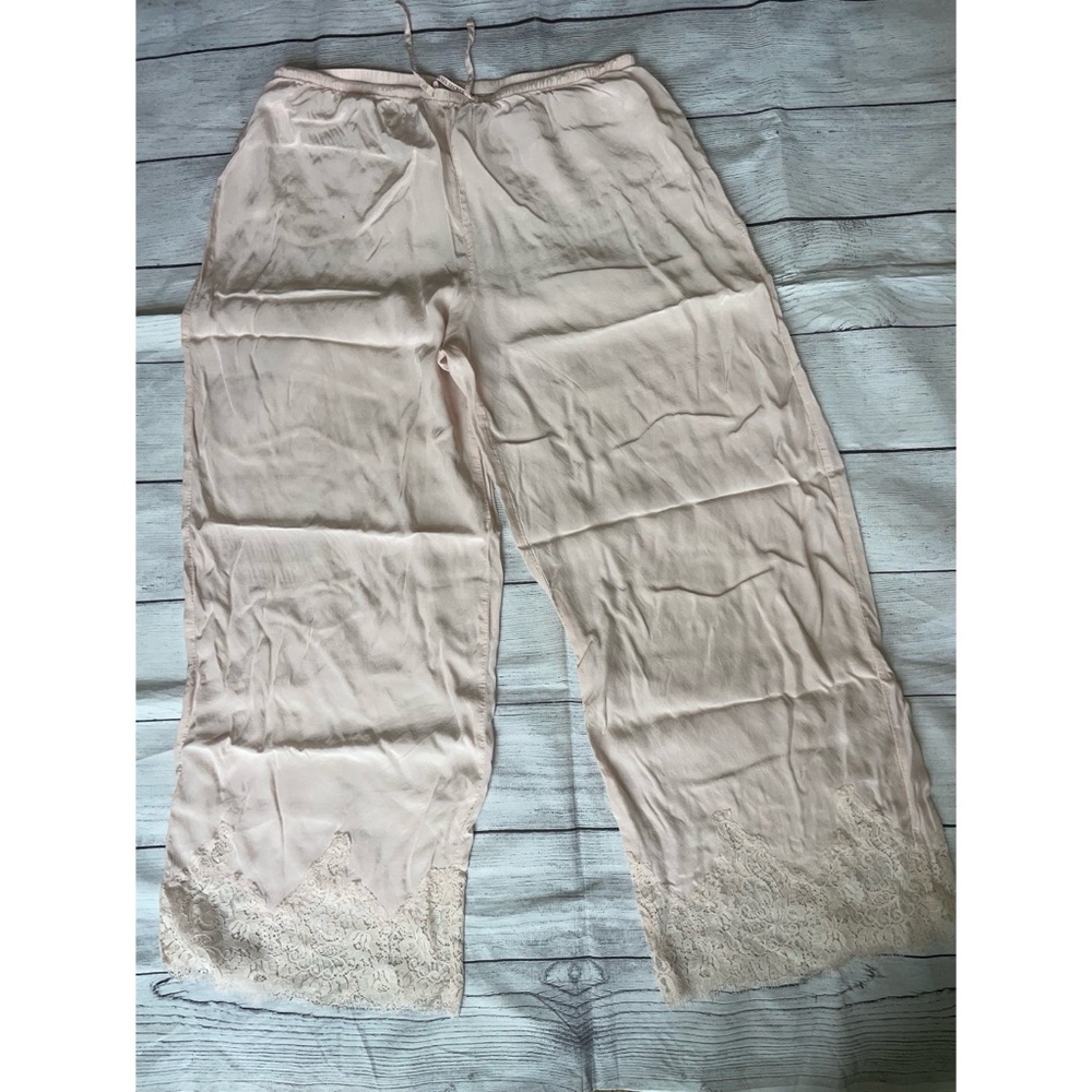 Victoria's Secret Sleep Pants with Lace Trim